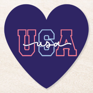 USA Text 4. Juli Design-62118 Untersetzer