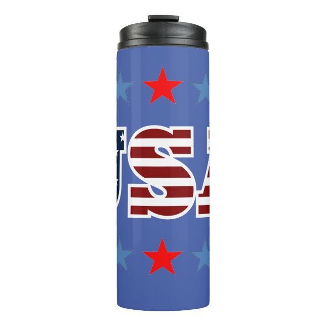 USA Thermal Tumbler Thermosbecher (Vorderseite)