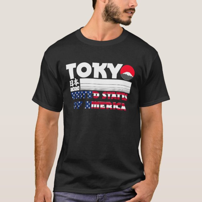 USA - Tokyo World Games 2020 T-Shirt (Vorderseite)