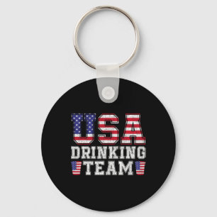 Usa Trinkteam Lustiger Biertrinker Liebhaber 4. Schlüsselanhänger