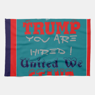 USA Trump Sie sind eingestellt! United We Stand Ku Geschirrtuch