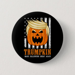 USA Trumpkin macht Halloween wieder großartig lust Button