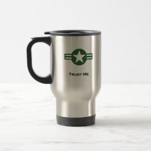 USA Trust Me Green Reisebecher