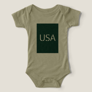 "USA Typography in Green - Stylo & Bold Text Des