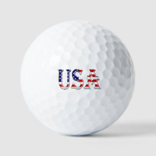 USA überlagert US Flag va gbcnt Golfball