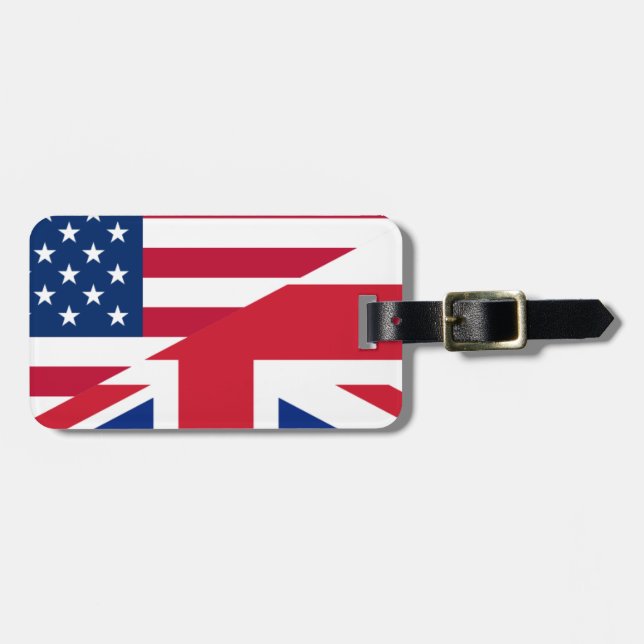 usa uk gepäckanhänger (Vorderseite horizontal)