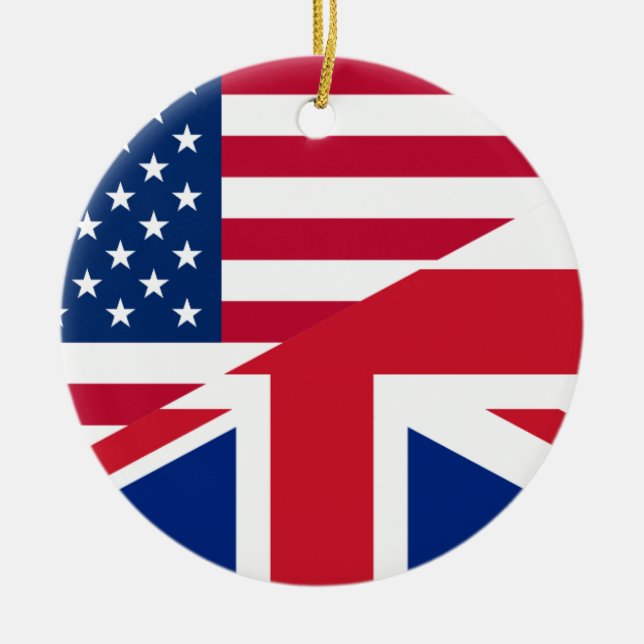 usa uk keramik ornament (Vorne)