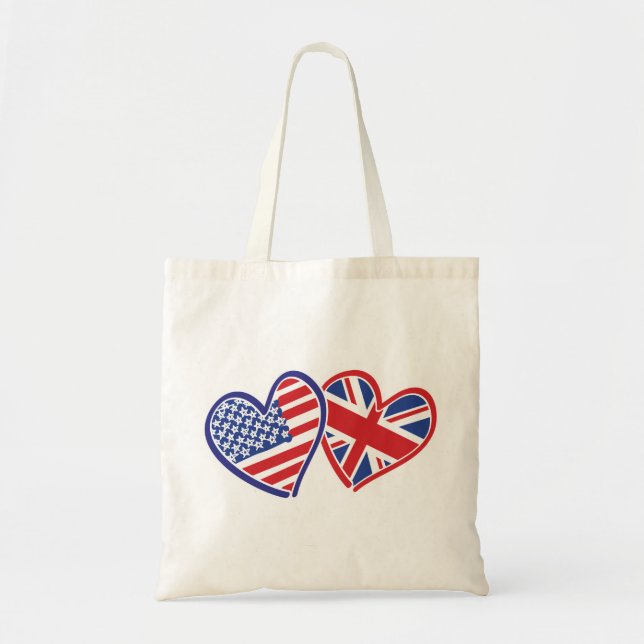 USA - UK-Liebe Tragetasche (Vorne)