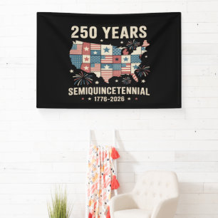 USA Unabhängigkeit 250. Jubiläum Banner