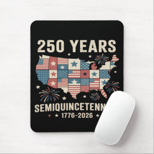 USA Unabhängigkeit 250. Jubiläum Mousepad