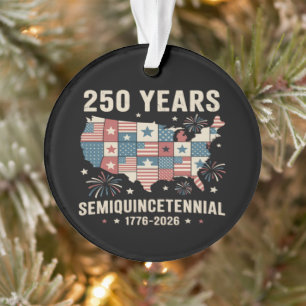 USA Unabhängigkeit 250. Jubiläum Ornament
