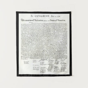 USA-Unabhängigkeitserklärung Wand-Tapisserie Wandteppich
