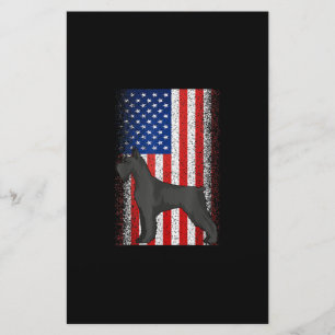 USA Unabhängigkeitstag 4. Juli Amerikanische Flagg Briefpapier