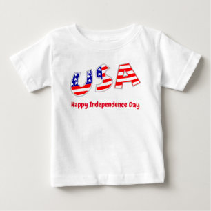 USA - Unabhängigkeitstag Baby T-shirt