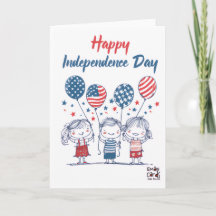 USA Unabhängigkeitstag - Süße Kinder