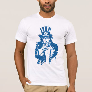 USA-Uncle Sam Fußball T-Shirt