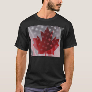 USA und grundlegender dunkler T - Shirt