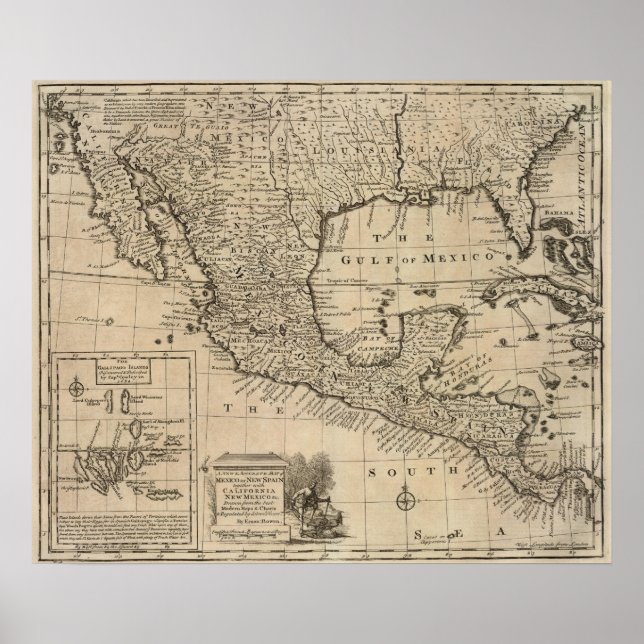 USA und Mexiko Poster (Vorne)