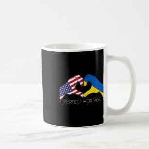 Usa und Ukraine Ukrainisch Amerikanisches Perfekte Kaffeetasse
