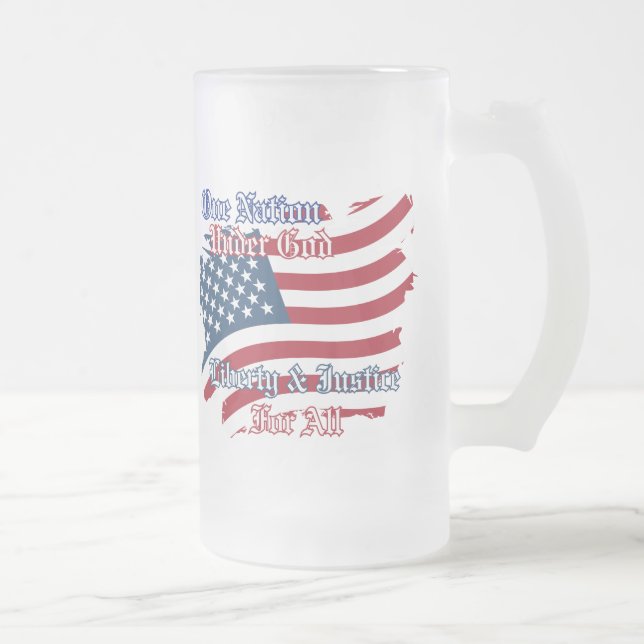 USA Une nation sous Dieu Stein Mug (Droit)