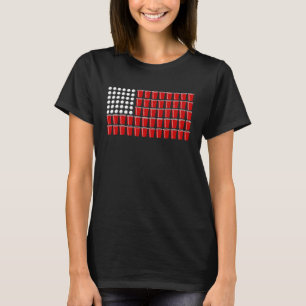 USA Uni Party Game Spring Break Beer Pong 1 T-Shirt