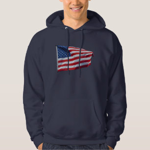 USA United Staaten Flag American Patriotic Design Hoodie