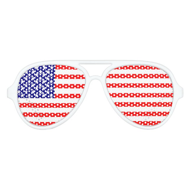 USA - US Flagge Amerika - Flagge Sonnenbrille (Vorderseite)