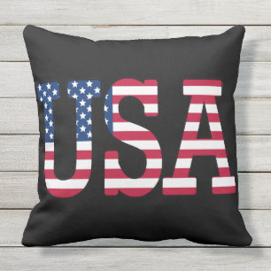 USA - US Flagge der amerikanischen Flagge Außenkis Kissen