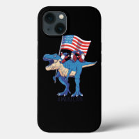 USA US-Flagge Dinosaur TRex Gno