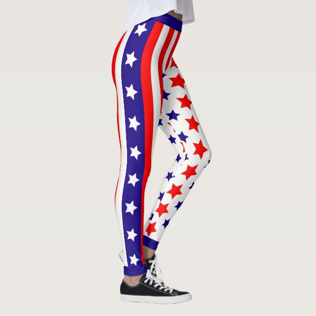 USA US FLAGGE LEGGINGS (Rechts)