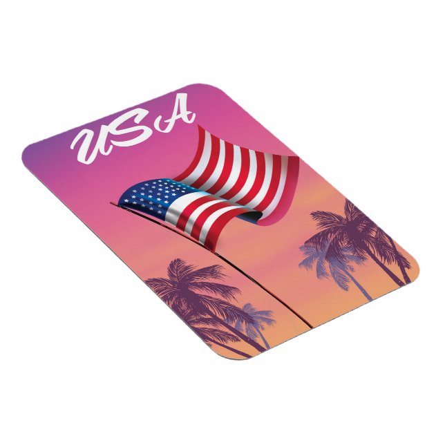 USA US FLAGGE MAGNET (Rechte Seite)