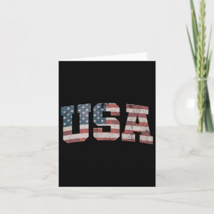 Usa US-Flagge Patriotisch 4. Juli Amerika  Karte