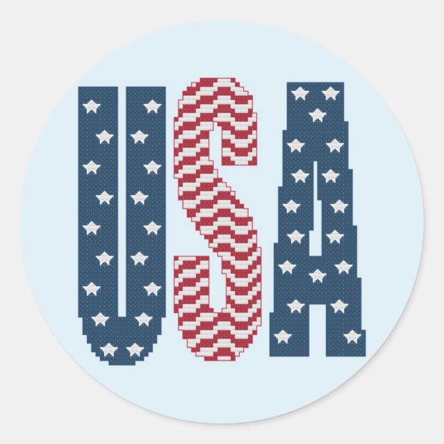 USA US Flagge Stickers (Vorderseite)