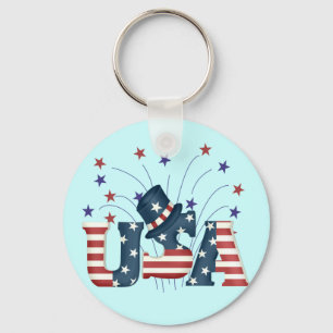 USA-US Flagge-T - Shirts und Geschenke Schlüsselanhänger