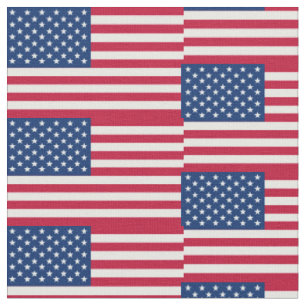 USA - US Flagge unter amerikanischer Flagge Stoff