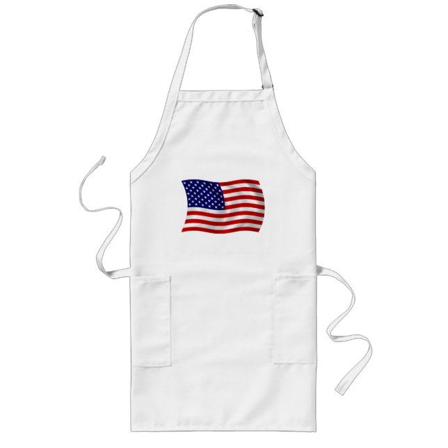 USA (USA) Flag-Schürze Lange Schürze (Vorne)
