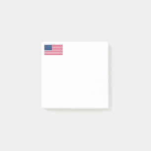 USA - USA - Flagge  Post-it Klebezettel