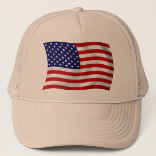 USA (USA) Flaggenhut Truckerkappe