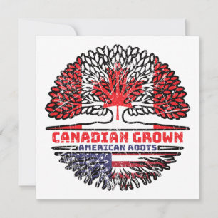 USA USA Vereinigte Staaten Kanada Tree Karte