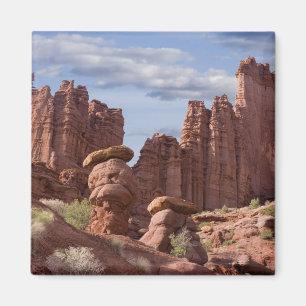 USA, Utah. Blick auf Fisher Towers. Bildnachweis: Magnet