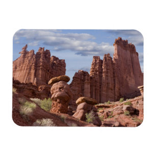 USA, Utah. Blick auf Fisher Towers. Bildnachweis: Magnet