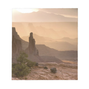  USA; Utah; Canyonlands-Nationalpark. Ansicht Notizblock