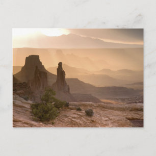 USA; Utah; Canyonlands-Nationalpark. Ansicht von Postkarte