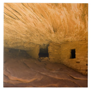 USA, Utah, Cedar Mesa, Mule Canyon. Sandstein Fliese