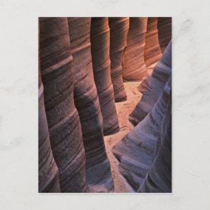 USA, Utah, Escalante. Wiederholender Sandstein Postkarte