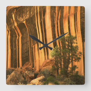 USA, Utah, Hauptstadt Reef National Park Quadratische Wanduhr