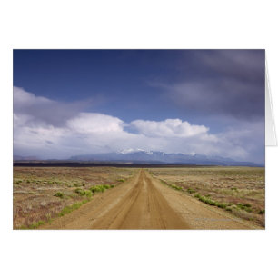 USA, Utah, Landschaft der direkten Straßenkreuzung