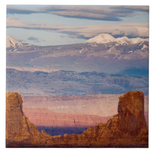 USA, Utah. Landschaftlichen von Toten in La Sal Fliese