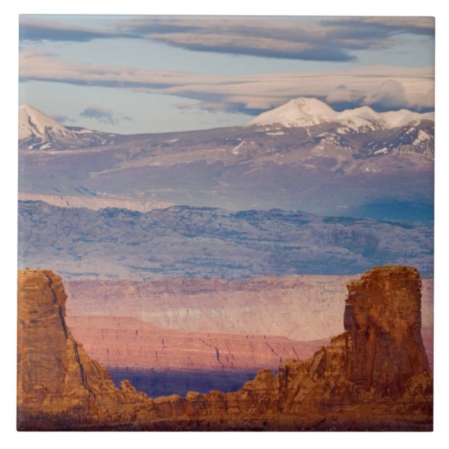 USA, Utah. Landschaftlichen von Toten in La Sal Fliese (Vorderseite)