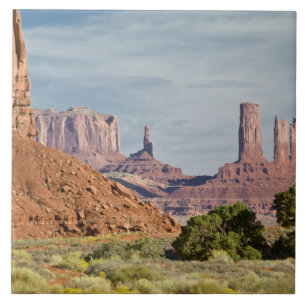USA, Utah, Monument Valley Navajo Tribal Park. Fliese
